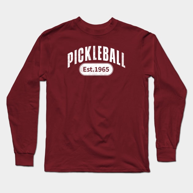 pickleball Long Sleeve T-Shirt by SpaceImagination